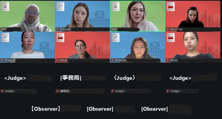 英語対戦の様子